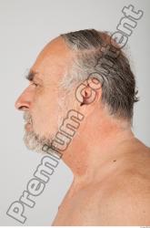 Head Man White Average Wrinkles Male Studio Poses